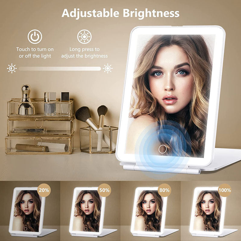 Lighted Slim Travel Make Up Mirror