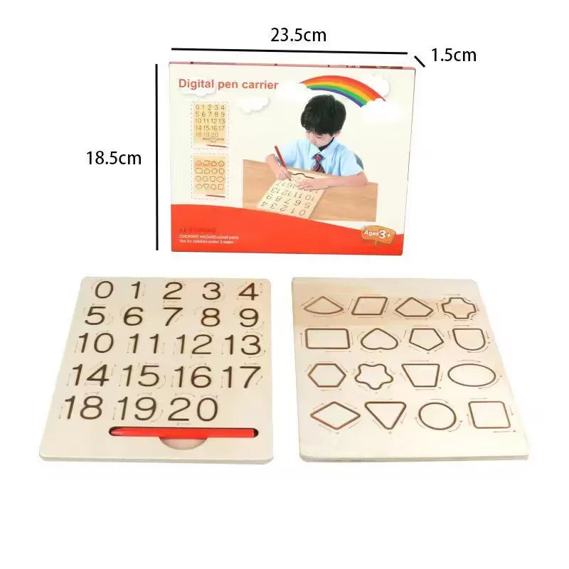 Writing board on-the-go for children