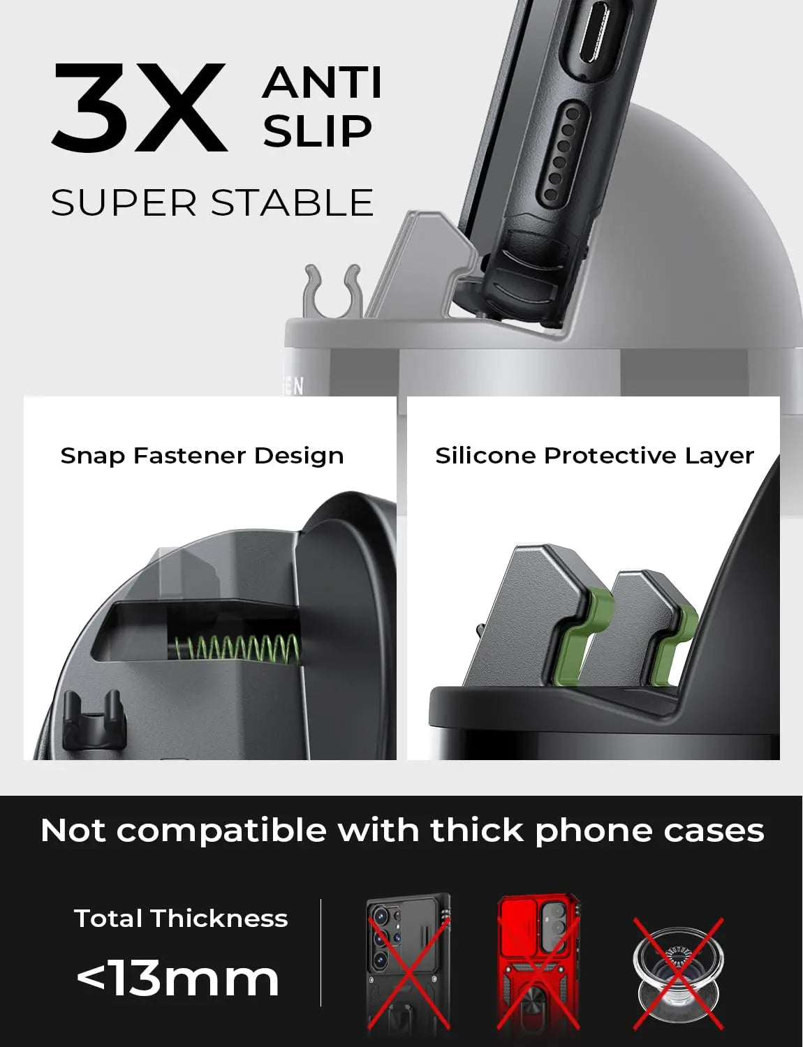 360° Rotable Dashboard Phone Holder