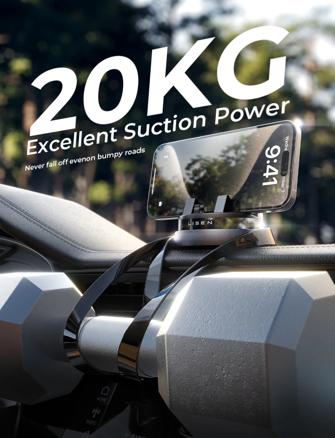 360° Rotable Dashboard Phone Holder