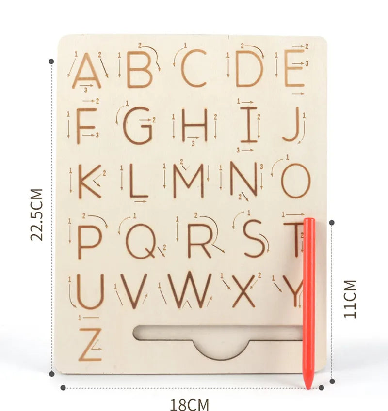 Writing board on-the-go for children