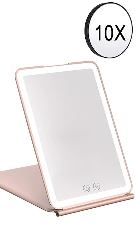Lighted Slim Travel Make Up Mirror