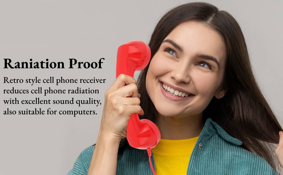 Stylish Retro Phone Handset 3.5mm