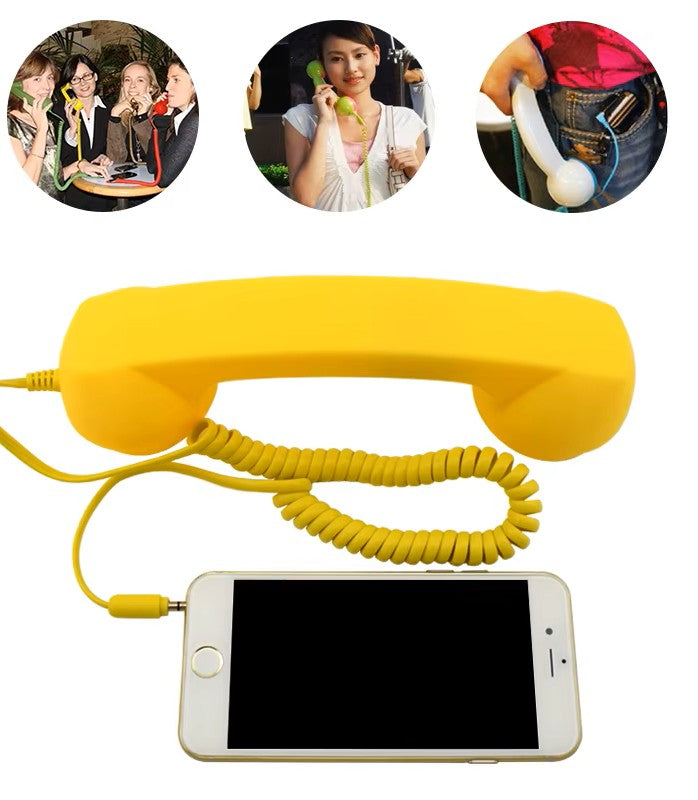 Stylish Retro Phone Handset 3.5mm
