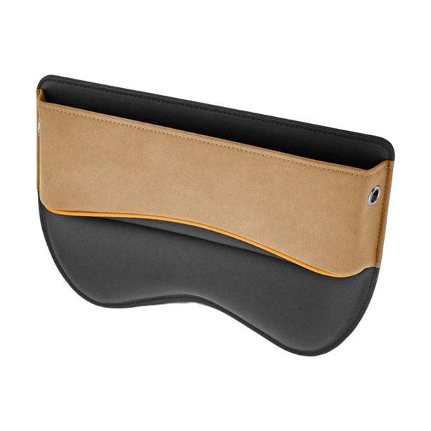 2 in 1 Car Suede Seat Side Storage Pocket / Car Seat Gap Filler Organizer