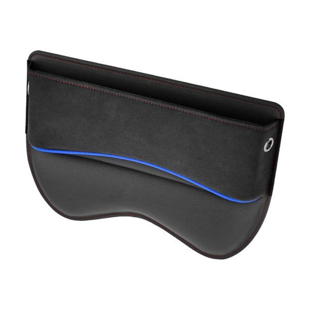 2 in 1 Car Suede Seat Side Storage Pocket / Car Seat Gap Filler Organizer