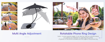 Phone Sun-Shield/Waterproof Protector Umbrella