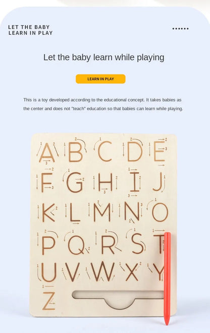 Writing board on-the-go for children
