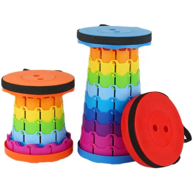 Telescopic collapsible Stool