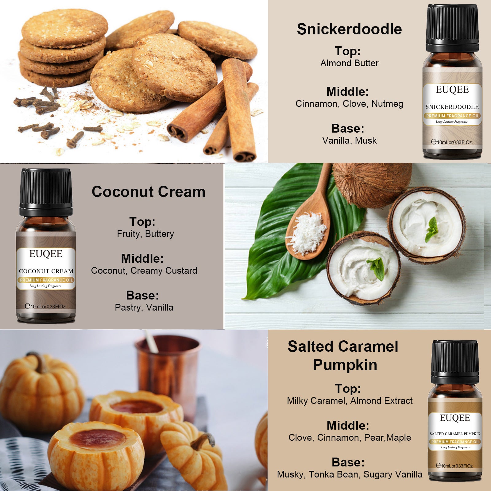Fragrances & More - Vanilla Pumkin Marshmallow Fragrance Oil 2 oz. (60ml),  Candle Scents for Candle Making, Scented Oil for Home, Fragrance Oil for