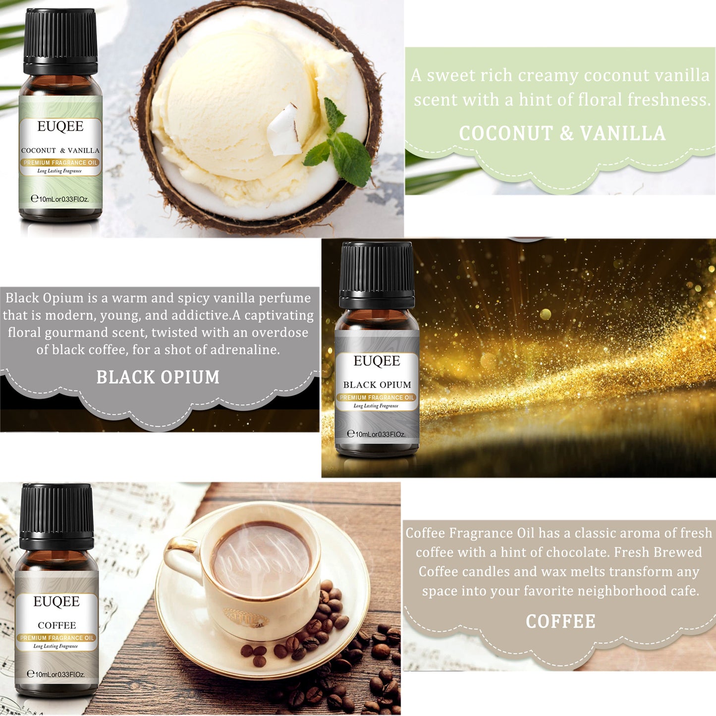 6pcs Coffee Treat Fragrance Oil for Candle Making — Resinarthub